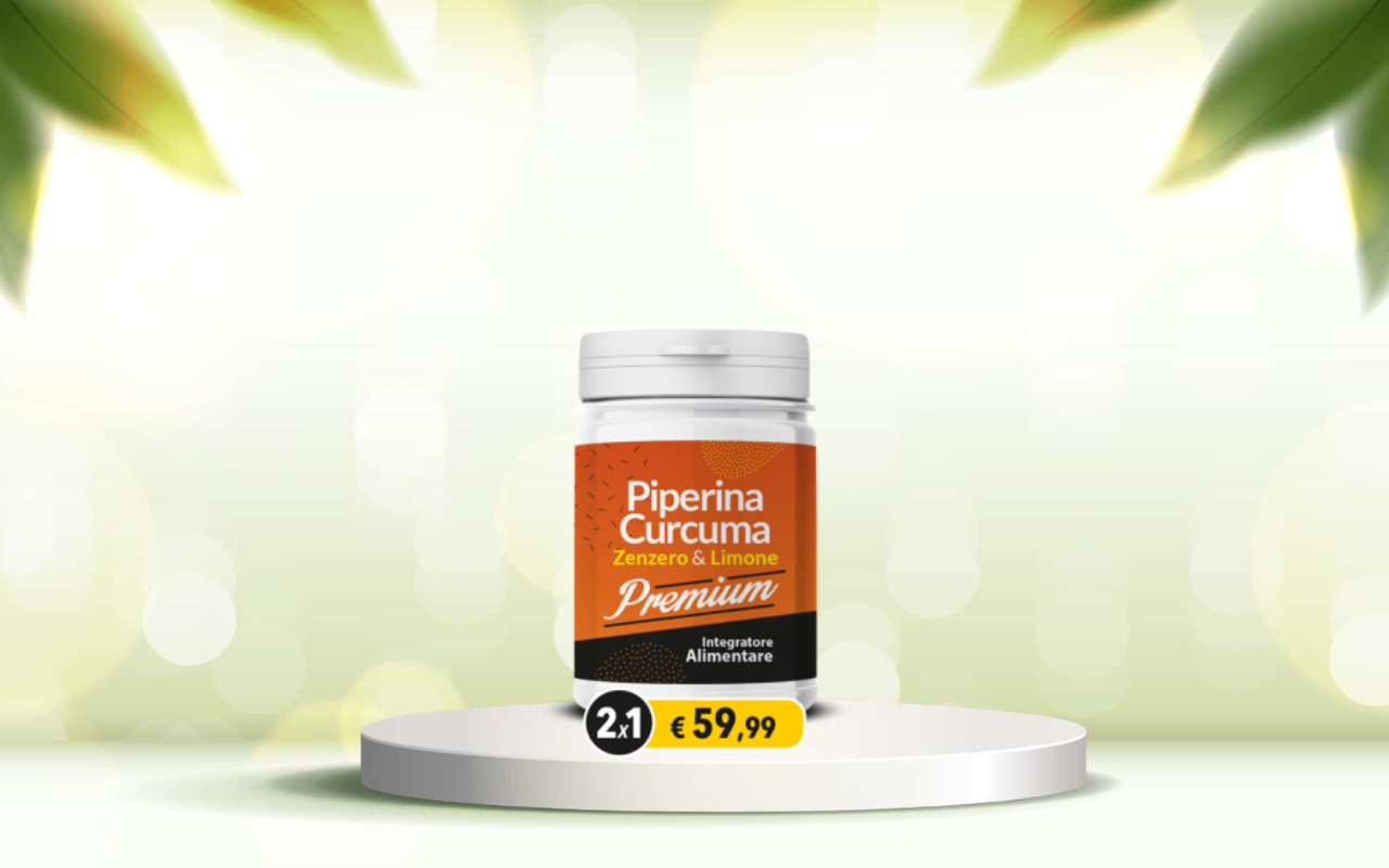 Detox naturale con piperina e curcuma: ordina ora per benessere e dimagrimento